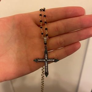 Turkish Diamond Cross Necklace